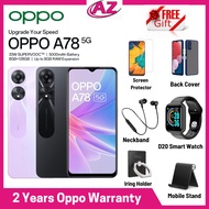Oppo A78  5G NFC 8GB+128GB | IPX4 Water Resistance | 50MP AI Camera | Free Door Step Delivery | 2 Years Oppo Warranty