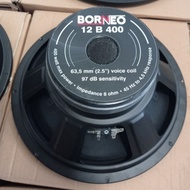 12 inch BORNEO 12B400 Speaker 2.5" 400 watt coilOriginal