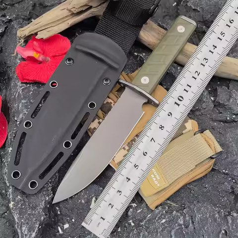 ZT0006 fixed blade knife CPM 3V titanium coating G10 handle non plastic hunting knife camping surviv