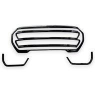 Gloss Black Chrome Delete Front Grille Car Grill Cover Surround Trim Overlay Compatible with 2022-20