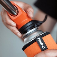 【O-Grill】卡式瓦斯罐保護套(黑橘雙面用) 2入組