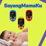 Sayangmamaku Kids Baby Rechargeable Pulse Oximeter Finger - Monitor Child Blood Oxygen SPO2 Pulse He