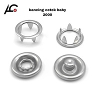 Baby Anti-Rust Nickel Buttons 2000 Set 10mm (2000 pcs) 1 Cm