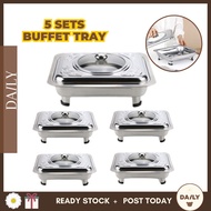 DAILY 5 Set Buffet Tray Buffet Kenduri Buffet Pan Food Tray Bekas Lauk Kenduri 5 in 1 Buffet Tray