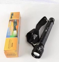 ไฟฉายแรงสูง ไฟฉาย LED ไฟฉายใส่ถ่าน ไฟฉายเดินป่า รุ่นใส่ถ่านก้อนD / 3 ก้อน. (ไม่รวมถ่าน)