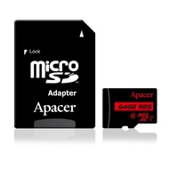 記憶卡Apacer microSDXC 64GB UHS-I R85 (附轉卡)