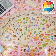 [Sale] Book Sticker Golden Cute Character Papyrut Sticker 21915-1