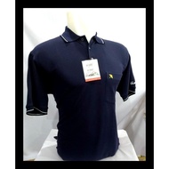 Latest! Arnold Palmer Men 's Polo Shirt Collar Shirt 100% Original Navy Dongker - Navy, L Polo Male-