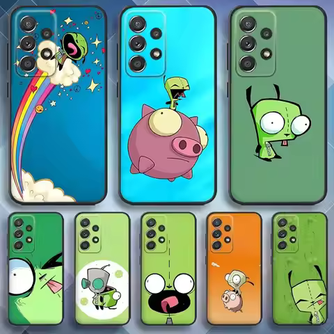 COOL I-Invader Zim Gir Phone Case For Samsung S 25,24,23,22,30,21,10,9,Ultra,Plus,Lite,FE,4,5 G Soft