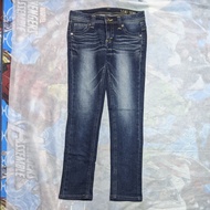 Celana Panjang Jeans Edwin Something Dark Blue Fading Slimfit Original