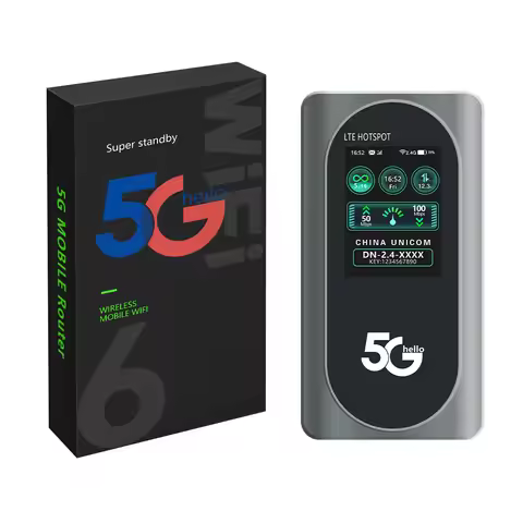 5G router global version 5G portable MIFI Gigabit high-speed dual-band WiFi6 5G wireless router rout