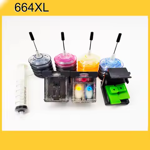 Einkshop For HP 664 Ink Cartridge for HP 664 664XL Deskjet Ink Advantage 2675 2676 2677 Deskjet 1115