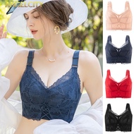 ANGELCITY Women Ultra- Lace Plus Bra Full Cup Bra 34-46B/C/D Large Bra Breathable