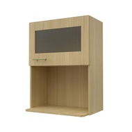 JUPITER ตู้ไมโครเวฟบานกระจก MINERVA 60x80 ซม. สีน้ำตาล จัดส่งโดย HomePro