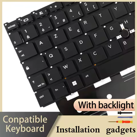 For HP EliteBook 840 G7/845 G7/840 G8 Laptop Backlit Replacement Keyboard US/UK/PT/Latin Spain/Frenc
