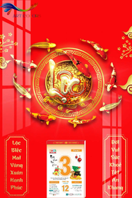 Lịch TẾT 2025 tráng gương Chữ Thư Pháp- Lịch Tết treo tường 2025- Kích thước 40x60cm