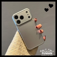 Simple Silver Phone Case For Vivo iQOO Z11 Z11X Z10 Z10X Z10R Z9X Z9 Turbo Plus Z7 Z7i Z6 Lite Pro Z