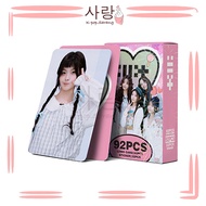 92pcs ILLIT《ILLIT》Pink LOMO Cards Set Collection Kpop Photocard Wonhee Minju Yunah Moka Iroha Photoc