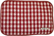90121L Workbox Cool Pillow with Cover Gingham Check L Red W 14.4 x H 9.4 inches (36.5 x 24 cm)