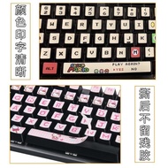 Suitable for HHKB Keyboard Stickers Button Stickers Cartoon Shortcut Function Customized Decoration