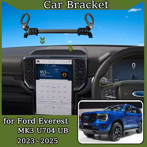 Mobile Phone Holder for Ford Everest U704 UB MK3 2023 2024 2025 GPS Navigation Cell Stand Support Gr