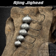 Ajing Jighead 5pcs Fishing Hook Fishing Matakail UltraLight UL Lead Head Soft Plastic SP Micro Hook