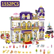 【Girl Series】1552PCS Friends Heartlake Grand Hotel Figures Stephanie Olivia Model Building Blocks Le