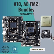 FM2+ Bundle A8 7600 A10 7800 Radeon R7 with RAM Gigabyte Asus Motherboard