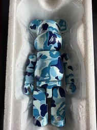 200% bearbrick bape abc blue camo