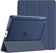 JETech Case for iPad 2 3 4 (Old Model), Smart Cover with Auto Sleep/Wake (Navy)