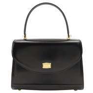 BALLY單手柄手提包，雙向單肩包，小牛皮，意大利製造，黑色，磁性，雙向，斜挎包，手提包，女式 [二手]