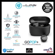 JLAB GO POP+ True Wireless Earbud | 35hrs Playtime | Bluetooth 5.1 | IPX4 Rating | Dual Connect