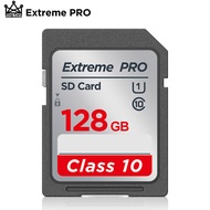 การ์ดความจำ SD 32GB 16GB 8GB การ์ด SDHC 64GB 128GB แฟลชการ์ด SDXC 256GB สำหรับกล้องถ่ายวิดีโอกล้องดิ