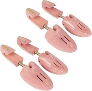 FootFitter Cedar Shoe Trees for Men, Full Block Wide Heel Hook Shoe Shapers, USA Grown Cedar Wood