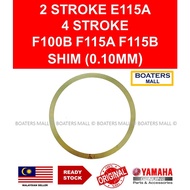 YAMAHA OUTBOARD 6E5-45567-01 SHIM (0.10MM) 2 STROKE E115A 4 STROKE F100B F115A F115B 100% ORIGINAL -
