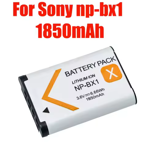 1850mAh np-bx1 NPBX1 Camera Battery For Sony DSC RX1 RX100 M3 M2 RX1R WX300 HX300 HX400 HX50 HX60 GW