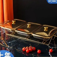 Gold Buffet Set Glass Buffet Set