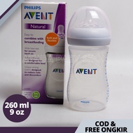 Philips Avent Natural Milk Bottle 260ml Single Pack Baby Pacifier Avent SCF693/13