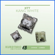 ◹ ✻ ◊ KTT Kang White v3 (Stock/Lubed) Mechanical Switches 10 PCS