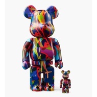 (IN STOCK)BE@RBRICK x Kaws Tension 100%+400% set (Kaws Tokyo First Event Exclusive) bearbrick