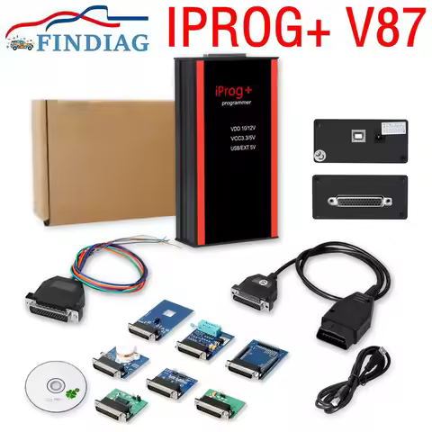 IPROG Pro V87 Full Set Iprog Programmer Tool Auto Key Programmer Tool Replace Carprog/Digiprg Airbag