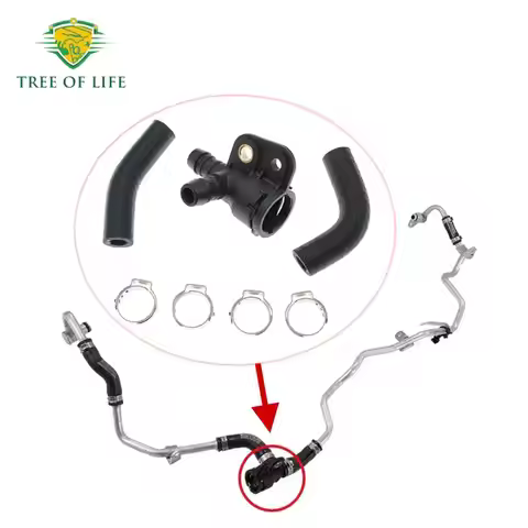 A2762001651 A2762006651 Car Coolant Return Line Hose Connector For Mercedes Benz C-class W205/S205/C
