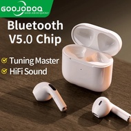 GOOJODOQ Bluetooth Earphone Wireless Headphone Stereo Headset Sport Earbuds Microphone With Charging