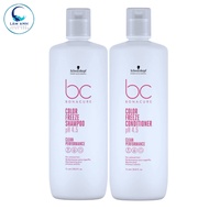 Shampoo & Schwarzkopf BC Color Freeze Conditioner pH4.5 Protects Dyed Hair Color 250ml/1000ml & 200m