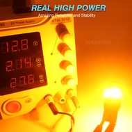 Maxgtrs 2X PY21W LED blulb CANBUS P21W LED bau15s BA15S 1156 7440 T20 bóng đèn LED không có nháy nha