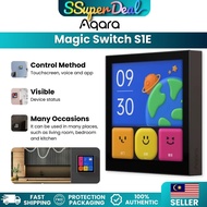 Xiaomi Aqara Scene Panel S1E Smart Switch Touch Control 4" Full LED WIFI Timer Calendar Power Statis