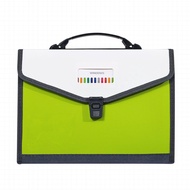 13-Pockets Expanding File Folder with Handle A4 Size Plastic Accordion Filling File Folder Expandabl