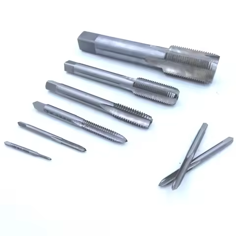 1Pc M5 M6 M7 M8 X 0.75mm 0.8mm 1mm 1.25mm Left Hand Metric Tap Pitch Threading Tools For Mold Machin
