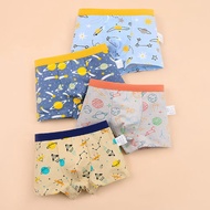 4pcs Boy's Cotton Underwear Boys' Boxer Brief Cotton Cartoon Dinosaur Boxer Shorts For Kids