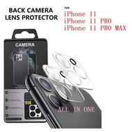 iPHONE 11 PRO MAX  / iPHONE 11 / iPHONE 11 PRO Back Camera Lens Protector (CLEAR COVER)
